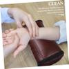 Gogogmee Multifunctional Faux Leather Pulse Cushion, Ergonomic Hand Rest, Comfortable and Washable for Medical Applications and Daily Use view 4