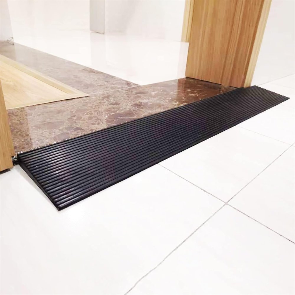 Threshold Ramp, 0.8/1.5/2/3/4 cm Height, Non-Slip, 90 x 25 x 4.5 cm