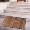Wooden Threshold and Curb Ramp, Portable, Non-Slip, 4/5/6/7/8 in. Heights, 23.6 x 27.5 x 7 in. view 1