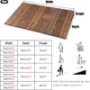 Wooden Threshold and Curb Ramp, Portable, Non-Slip, 4/5/6/7/8 in. Heights, 23.6 x 27.5 x 7 in. view 2