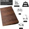 Wooden Threshold and Curb Ramp, Portable, Non-Slip, 4/5/6/7/8 in. Heights, 23.6 x 27.5 x 7 in. view 4