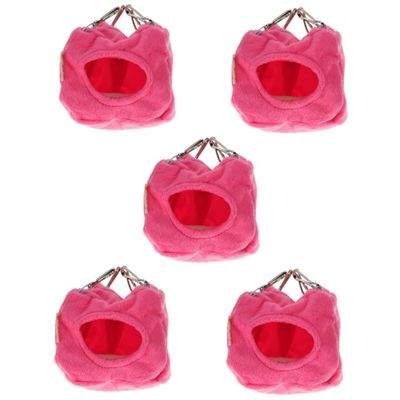 SEWOART 5-Piece Bird Hammock Set for Cages, Warm Winter Sleeping Beds for Budgies, Cockatiels and Other Birds