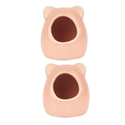 BESPORTBLE Ceramic Hamster Nest - 2 Pack
