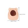BESPORTBLE Ceramic Hamster Nest - 2 Pack view 2