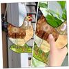 FUNOMOCYA Elegant Acrylic Hen Hanging Window Decoration with Metal Chain view 2