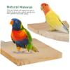 Flat-Surface Bird Perch Platforms, 2-Piece Set for Budgerigars view 3