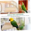 Flat-Surface Bird Perch Platforms, 2-Piece Set for Budgerigars view 4