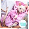 CIYODO Multifunctional Cat Bath Bag, Adjustable Mesh Bag for Bathing, Nail Trimming and Pet Care, Travel, Colorful Design view 4