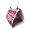 CIYODO Triangle Bird Sleep Nest Hanging Hammock, Breathable Cotton and Foam, for Parrots, Random Color view 1