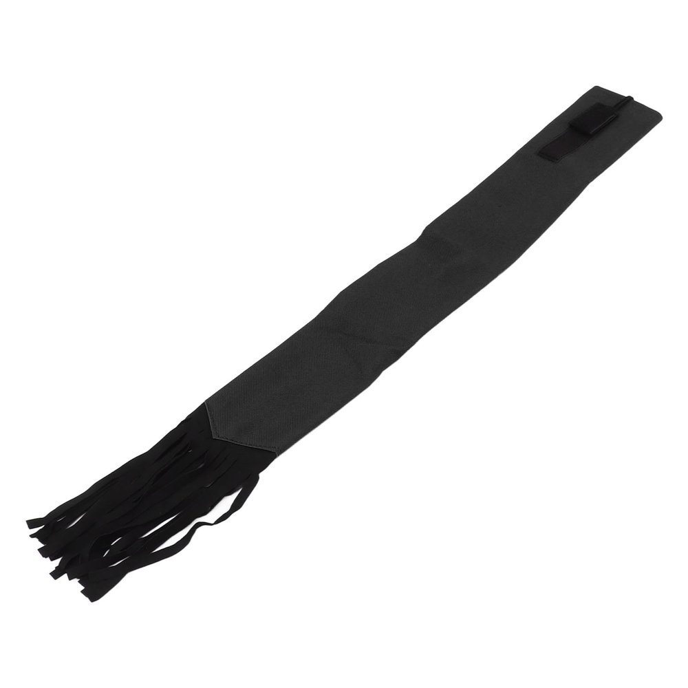 Pwshymi Tail Bag for Horses, Fleece Tail Wrap, Tail Protection Bag with Fringe (Black)