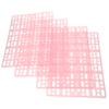 BESPORTBLE Pink Rabbit Cage Mats, 4-Pack, Plastic view 1
