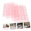 BESPORTBLE Pink Rabbit Cage Mats, 4-Pack, Plastic view 2