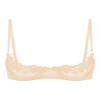 Eandarui Ouvert Open-Bust Lace Bra, Transparent, Nipple-Free, Size L view 1