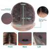 Straight Bob Lace-Front Wig, Brazilian Remy Human Hair, Ombre, 8-Inch, 180D view 3