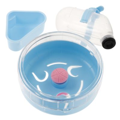 3-Piece Hamster Exercise Set with Wheel, Food Bowl and Water Bottle