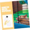 Happyyami 1 Set Hamster Water Bottle and Food Container view 4