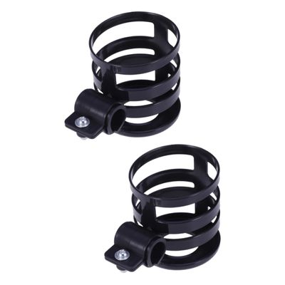 Abaodam 2-Pack Stroller Cup Holders, Sturdy Plastic, Compatible with Most Bottles