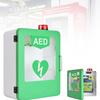 Wall-Mounted AED Defibrillator Storage Cabinet with Alarm and Dual-Switch Control view 1