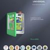 Wall-Mounted AED Defibrillator Storage Cabinet with Alarm and Dual-Switch Control view 4