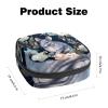 Menstrual Cup Bag with Zipper, Sanitary Pad Storage Pouch, Chinchilla-1974 view 2