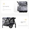 Foldable Cat and Dog Stroller with 4 Wheels for Small and Medium Pets view 3