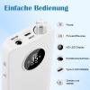 Enniewi Nail Drill 35,000 RPM for Gel Nails, Rechargeable Electric Nail Drill with LED Display, Portable, Quiet, Professional Manicure and Pedicure Drill, Compact, 48W, White view 2