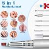 Enniewi Nail Drill 35,000 RPM for Gel Nails, Rechargeable Electric Nail Drill with LED Display, Portable, Quiet, Professional Manicure and Pedicure Drill, Compact, 48W, White view 3