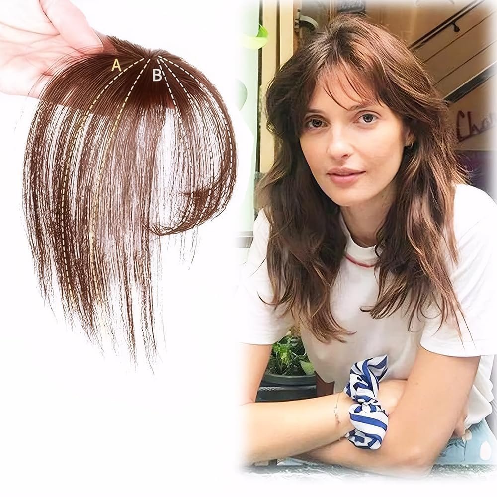 FFWTPY Natural Bangs Hairpiece with Clip
