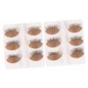 HAPINARY 6 Pairs Reusable Silicone Replacement Eyelids for Makeup and Eyelash Extension Practice view 1