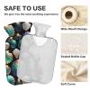 Hot Water Bottle with Mermaid-Scale Velvet Cover, Foot Warmer, 2 L view 4