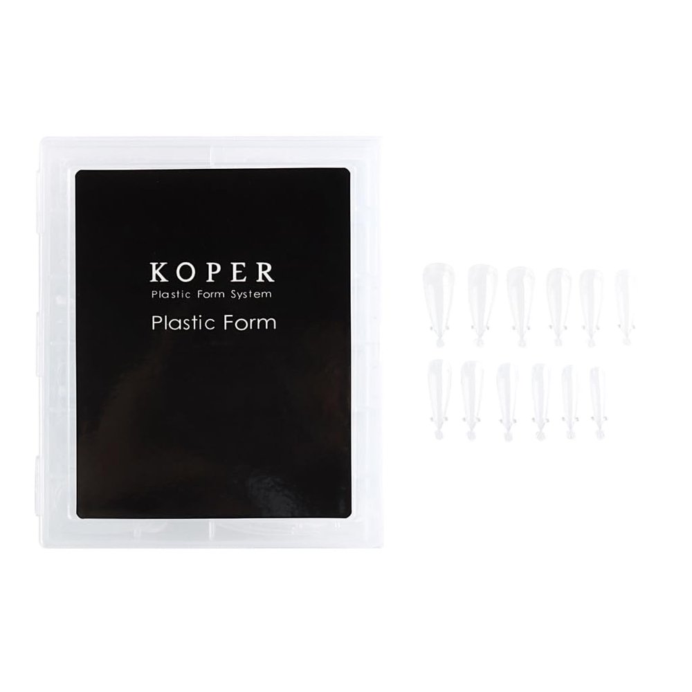 AJTUTUS Poly Nail Extension Gel Forms, 120-Piece Set