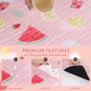 BVAGSS Washable Pet Urine Pads, 2 Reusable Puppy Training Pads, Highly Absorbent, XH081, 75 x 50 cm, Watermelon view 3