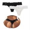 Comeondear Women's Lace Thong Underwear, XL-XXL view 1