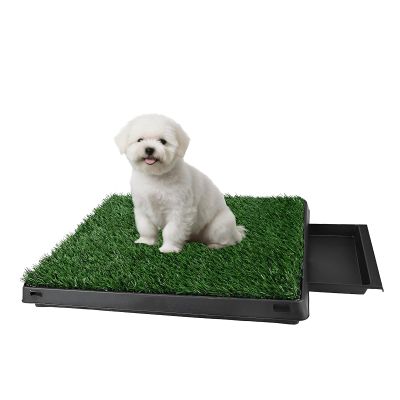 Trintion Dog Toilet with Artificial Grass 63x50cm