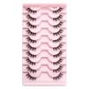 HEGGMKK Half-Lash False Eyelashes, 10 Pairs view 1