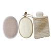 3-Piece Natural Loofah Bath Set for Face and Body, Exfoliating view 1