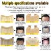 Blonde Human-Hair PU Frontal Hairpiece, #613, 2 × 16 cm view 4
