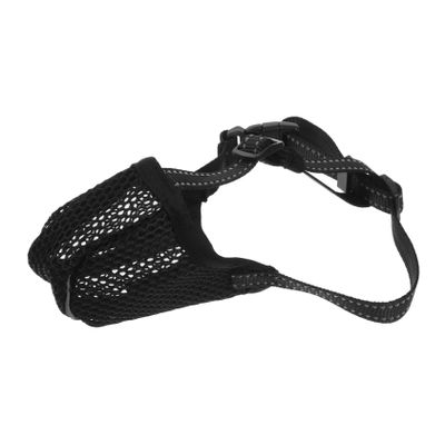 Adjustable Breathable Mesh Muzzle for Large Dogs