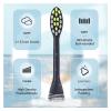 WENH 4-Pack Replacement Toothbrush Heads, Compatible with HY1100, HY1200, BH1022 (Black) view 3