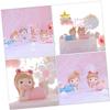 ULDIGI Pink Resin Girl Birthday Cake Topper view 2