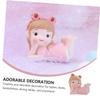 ULDIGI Pink Resin Girl Birthday Cake Topper view 3