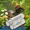 Acrylic Shrimp Habitat - Transparent Feeding Tube view 2