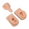 Silicone Piercing Practice Model, Soft Flexible Nose and Ear Models, Medium Skin Tone view 1