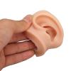 Silicone Piercing Practice Model, Soft Flexible Nose and Ear Models, Medium Skin Tone view 2