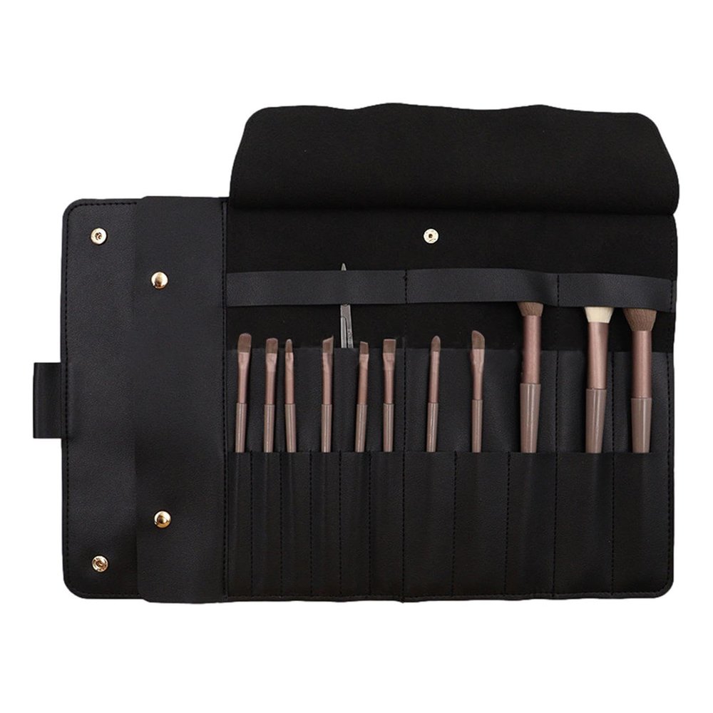 Moreeulsi Roll-Up Makeup Brush Bag