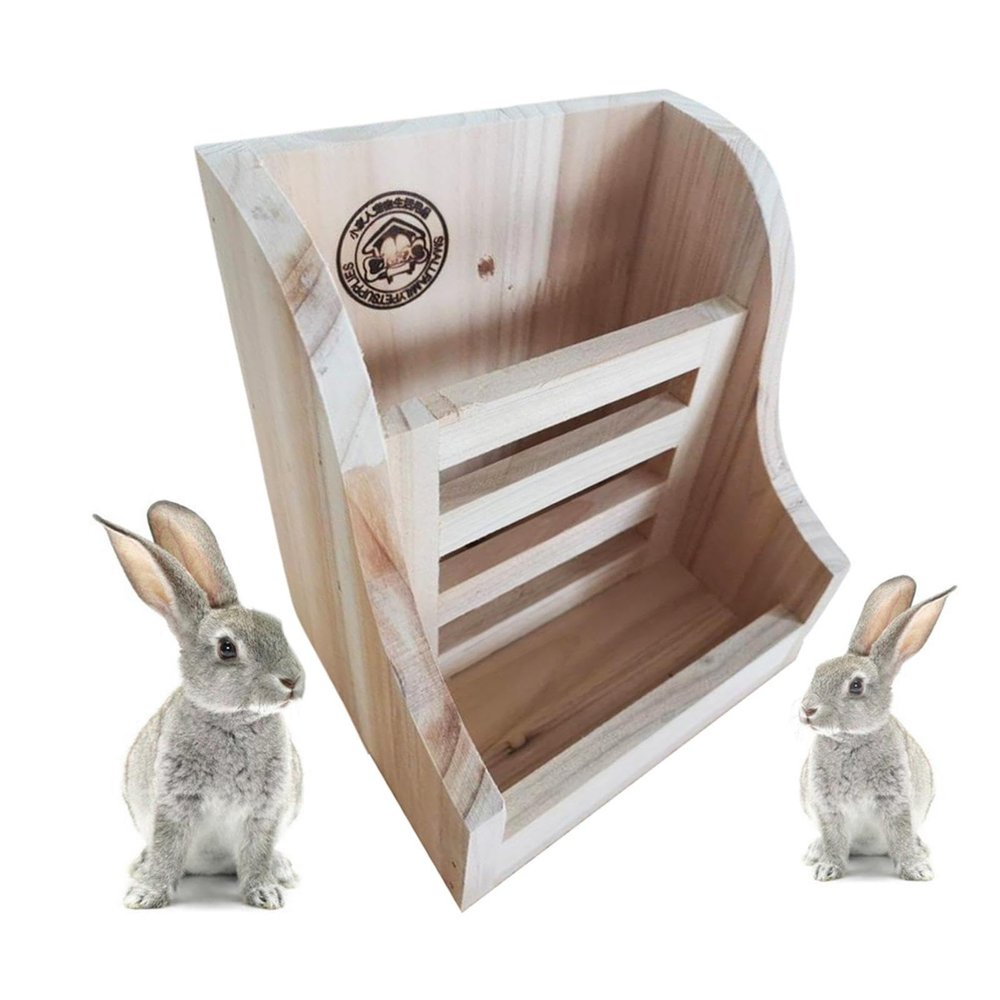 Double-Layer Guinea Pig Hay Feeder, Sturdy Holder