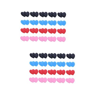 Beavorty 40 Pairs Anti-Slip Eyeglass Temple Tips, Silicone Ear Grips