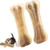 Bone Toy for Small Dogs - Beef Flavor Chew Toy view 1