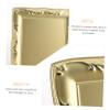 PLAFOPE Retro-Style Gold Metal Eyelash Display Holder for False Eyelashes and Extensions view 3