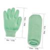 2 Pairs of Fabric and Gel Spa Gloves for Skin Care view 3